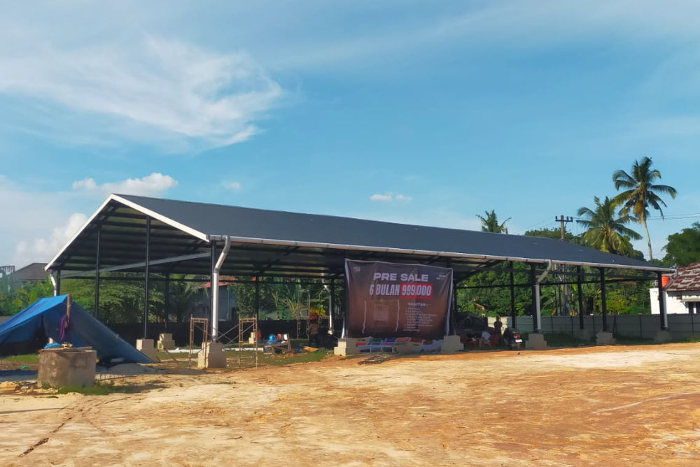 Konstruksi baja pekanbaru workshop